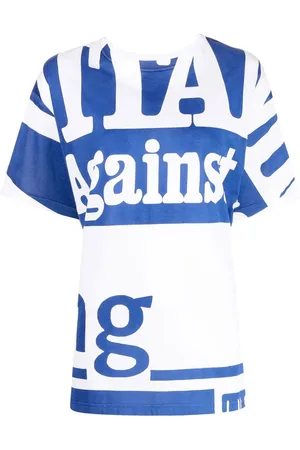 Maison Margiela Playera oversize con eslogan estampado