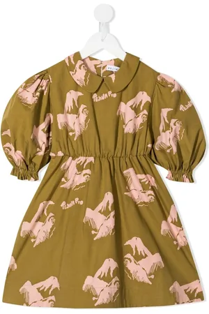 REJINA PYO Vestido Nora con caballo estampado