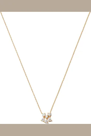 DELFINA DELETTREZ Collar Dancing Diamonds en oro amarillo de 18kt