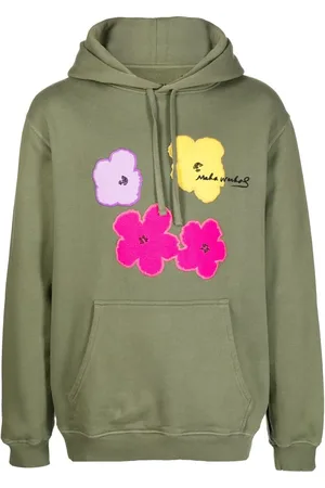 Maharishi Hoodie con bordado floral