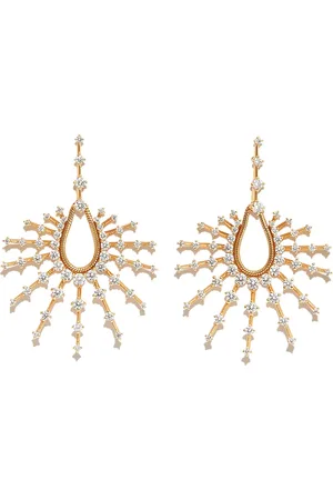Fernando Jorge Aretes Brilliant Clarity en oro amarillo de 18kt con diamantes