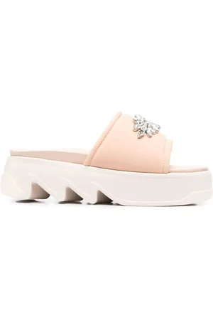 LE SILLA Sandalias Poolside con detalles de cristal
