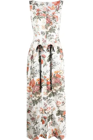 Erdem Vestido floral con vuelo