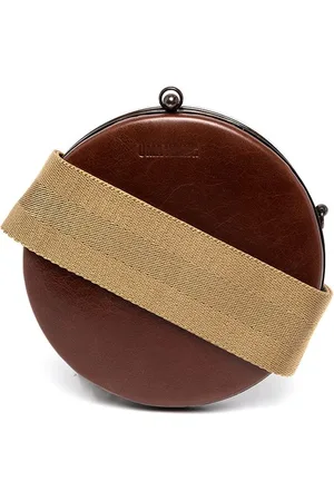 UMA WANG Bolsa crossbody con logo en relieve