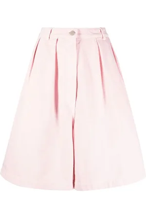 RAF SIMONS Shorts de mezclilla con pinzas