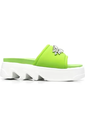 LE SILLA Sandalias Poolside con detalles de cristal