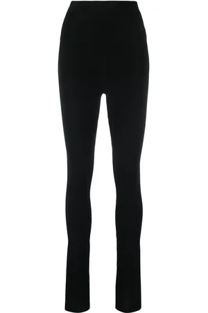 Victoria Beckham Pantalones con tiro alto y abertura
