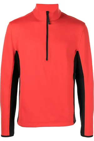 Aztech Sudadera texturizada con medio cierre