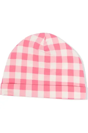 Mini Rodini Gorro con motivo de cuadros gingham