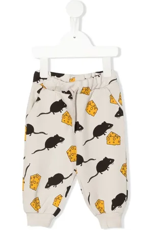 Mini Rodini Pants con ratones estampados