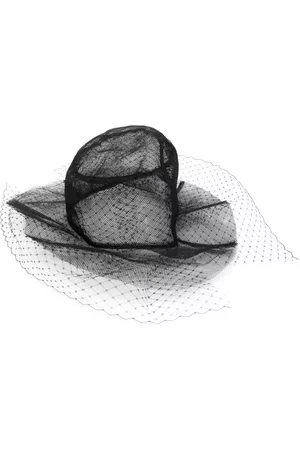 Serafini Sombrero fedora de tul transparente