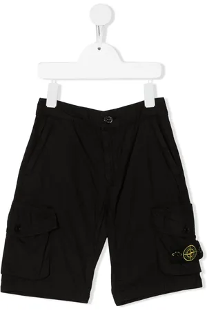 Stone Island Bermudas con parche del logo