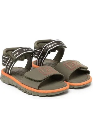 Dolce & Gabbana Sandalias con logo en la correa