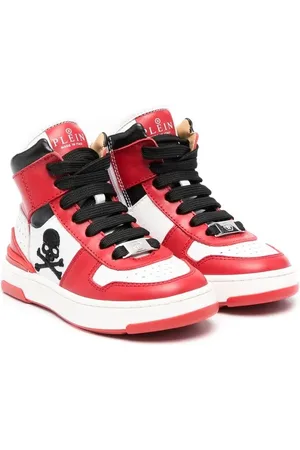 Philipp Plein Tenis altos con motivo Skull