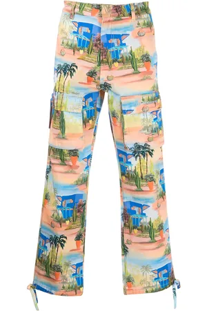 Les Benjamins Pantalones utility con estampado gráfico