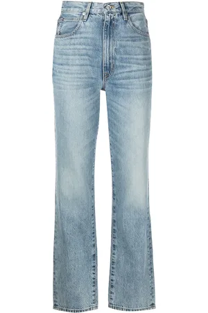 SLVRLAKE Jeans rectos con tiro alto
