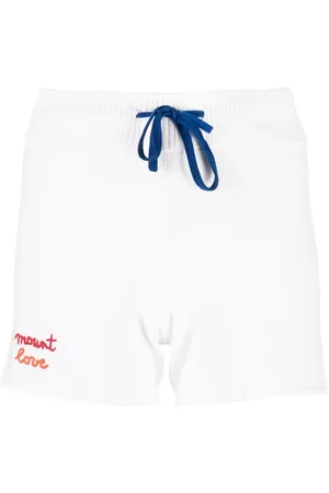 Rossignol Shorts con cordones en la pretina y logo bordado