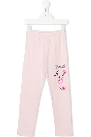 Roberto Cavalli Leggins con logo estampado