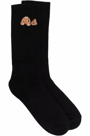 Palm Angels Calcetines con motivo Bear
