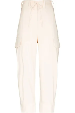 Y-3 Pantalones tipo cargo con cordón