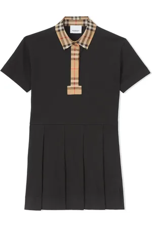 Burberry Vestido estilo polo con motivo Vintage Check
