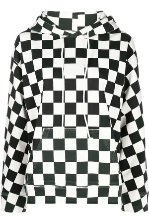 Maison Margiela Hoodie con estampado de cuadros