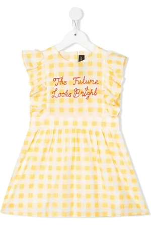 Mini Rodini Vestido con motivo de cuadros gingham