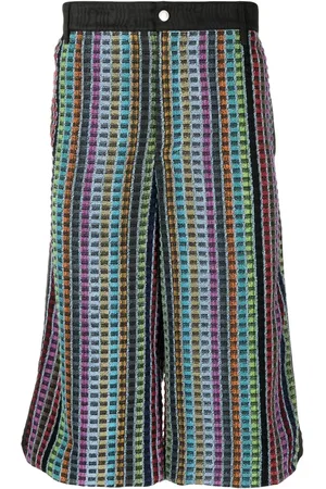 Marine Serre Bermudas con pinzas