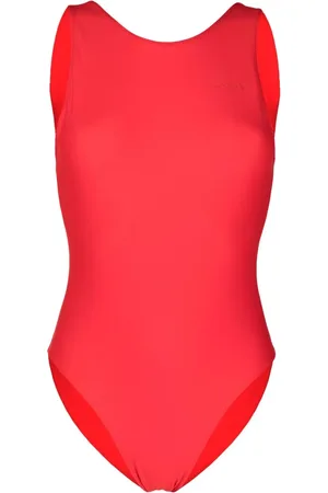Ganni Traje de baño con espalda redonda
