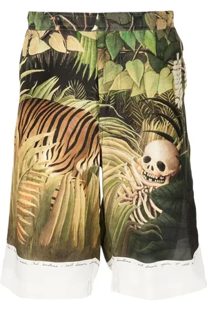 Endless Joy Bermudas de seda Forest