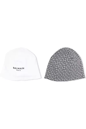 Balmain Gorros - Gorro reversible con logo estampado