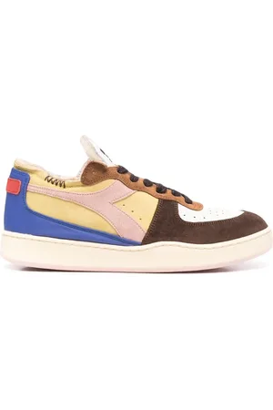 Diadora Tenis con agujetas diseño color block