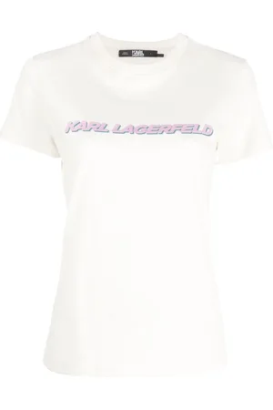 Karl Lagerfeld Playera con estampado Future Logo