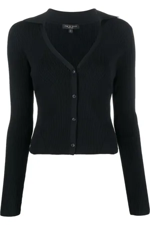 RAG&BONE Cárdigan tejido de canalé