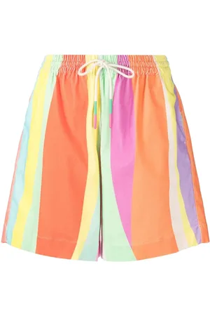 MIRA MIKATI Shorts a rayas con cordones