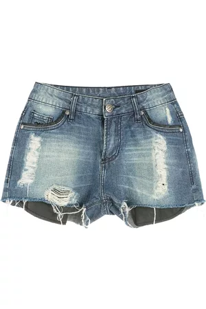 AMIR SLAMA Shorts de mezclilla Dirt