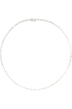 Anita Gargantilla en oro blanco de 18kt con diamantes