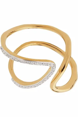 Monica Vinader Anillo Riva con diseño asimétrico