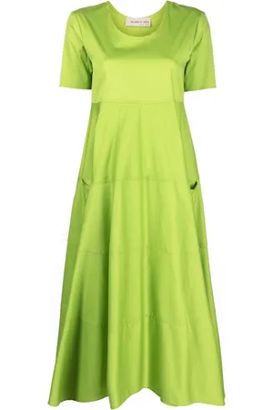 BLANCA Vestido estilo playera acampanado