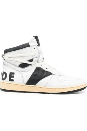 Rhude Tenis altos con diseño color block
