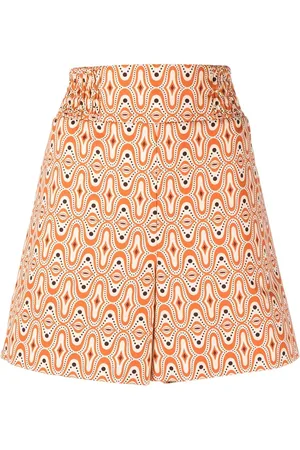 Colville Shorts estampados de tiro alto