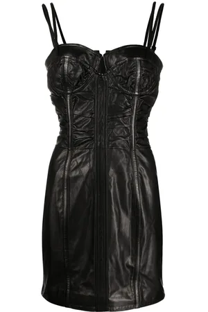 Balmain Vestido corto fruncido