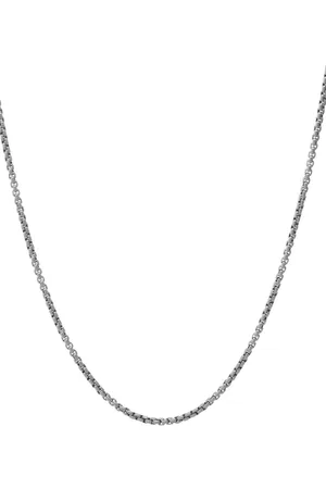 David Yurman Collar Box Chain en plata de ley