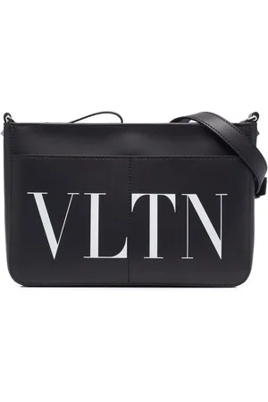 VALENTINO GARAVANI Mochila tipo mensajero con logo estampado