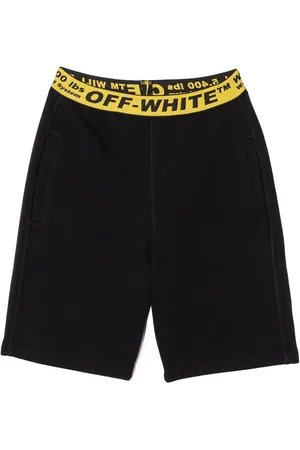OFF-WHITE Shorts con franja del logo