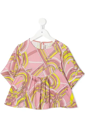 PUCCI Junior Top tipo túnica con estampado gráfico