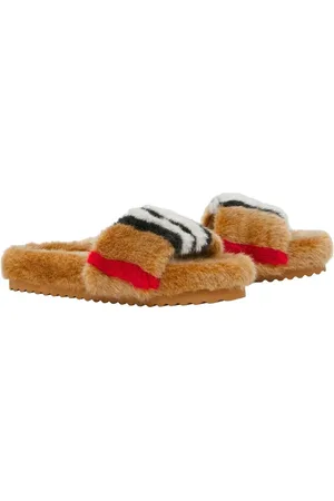 Burberry Sandalias con motivo Icon Stripe
