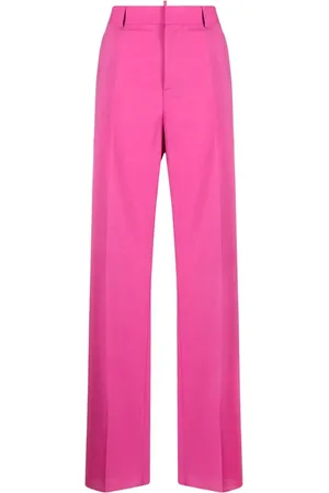 Dsquared2 Pantalones anchos con tiro alto