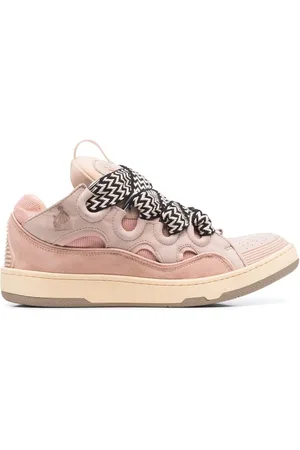 Lanvin Tenis con agujetas y suela gruesa