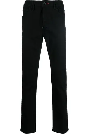 Philipp Plein Jeans slim con parche del logo